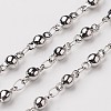 Tarnish Resistant 304 Stainless Steel Ball Link Chains CHS-L015-39-2