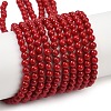 Shell Pearl Beads Strands BSHE-K015-4mm-01-1