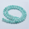 Natural & Dyed White Jade Bead Strands G-P370-02-10mm-2