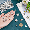 304 Stainless Steel Box Clasps FIND-PH0020-90-3