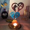 Heart Candle Holder DIY Silhouette Silicone Molds SIL-F007-12C-9