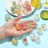 20Pcs 10 Styles Transparent Resin Cabochons RESI-CJ0005-43-4