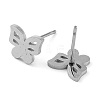 Non-Tarnish 304 Stainless Steel Stud Earrings EJEW-M242-03P-2