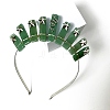 Natural Green Aventurine Hair Bands PW-WG74BA6-01-1