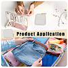 Cloth Jewelry Storage Zipper Bags with Tassel for Earrings Rings Bracelets Necklaces AJEW-WH0596-664A-5