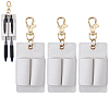 3Pcs PU Keychains KEYC-CL0001-49B-1