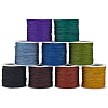 WADORN 10 Rolls 10 Colors Chinlon Thread OCOR-WR0001-40-1