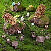 Gorgecraft Resin Succulent Micro Landscape Dollhouse Ornaments DJEW-GF0001-58-4