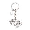 Wolf Tibetan Style Alloy Keychains KEYC-JKC01164-2