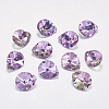 Faceted K9 Glass Rhinestone Charms RGLA-F053-B-001VL-1