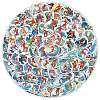 100Pcs Surf Series PVC Self-Adhesive Stickers PW-WG1EE4F-01-1