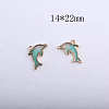 Alloy Enamel Pendants ENAM-TAC0001-38LG-04-1