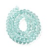 Transparent Baking Paint Glass Beads Strands LS-DGLA-A034-T8mm-D01-2