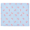 Bowknot & Tartan Pattern Cotton Fabric DIY-WH0890-31B-1