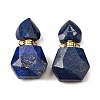 Dyed Natural Lapis Lazuli Perfume Bottle Pendants G-L623-12G-04-1
