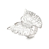 Butterfly Alloy Open Cuff Rings for Women LS-RJEW-U006-06A-P-2