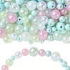250G UV Plating Rainbow Iridescent Opaque Acrylic Beads PACR-CJ0001-38A-9