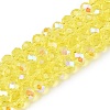 Electroplate Glass Beads Strands LS-EGLA-A044-T8mm-L29-1