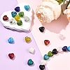40Pcs 10 Colors Millefiori Glass Beads GLAA-YW0005-78-4