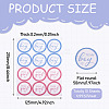10 Sheets Paper Self Adhesive Stickers STIC-TA0002-07-3