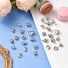 30Pcs 6 Styles Tibetan Style Alloy Charms TIBEP-YW0001-77-4