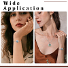 1Pc Stainless Steel Hollow Flat Round with Tree of Life Diffuser Locket Pendant Necklaces & 1Pc Slider Bracelets Sets SJEW-PH0001-27-5