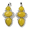 Natural Topaz Jade Pendants G-Q158-04Q-1