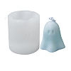 DIY Halloween Theme Ghost-shaped Candle Making Silicone Molds DIY-D057-03-1