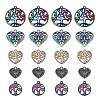 20Pcs 5 Style Alloy Pendants FIND-LS0001-25MC-2