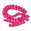 Dyed Natural Malaysia Jade Star Beads Strands G-Z080-A01-02-3