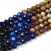 Natural & Synthetic Mixed Gemstone Beads Strands G-D080-A01-02-01-4