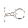 Brass Toggle Clasps KK-G548-42P-02-1