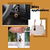 CHGCRAFT 2Pcs 2 Style Natural Gemstone Keychain KEYC-CA0001-21-6