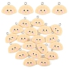20Pcs Opaque Resin Pendants RESI-YW0004-50-1