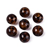 Leopard Print Opaque Acrylic European Beads OACR-N162-18A-1