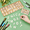   2 Boxes 2 Style Wood Alphabet & Number Puzzles for Toddlers AJEW-PH0004-29A-5
