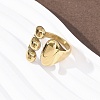304 Stainless Steel Cuff Rings RJEW-P177-01E-G-3