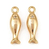 Ocean Theme Brass Micro Pave Cubic Zirconia Pendants X1-KK-F902-08A-G-1