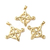 Rack Plating Brass Pendants KK-O142-13G-1