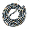 Baking Paint Glass Beads Strands DGLA-N010-4mm-09-2