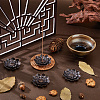 60Pcs Alloy Lotus Incense Burner Holder AJEW-DC0003-91A-4