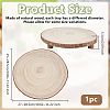 Round Wood Flower Pot Shelf AJEW-WH0709-031A-2