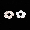Flower Theme Printed Acrylic Pendants OACR-T028-06G-1