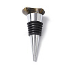 Moon Natural Tiger Eye Wine Stoppers LS-DJEW-P021-D01-1