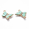 Eco-Friendly Alloy Micro Pave Clear Cubic Zirconia Links Connectors LS-ENAM-Q437-058B-NR-3