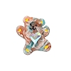 Bear with Heart Acrylic Brooches PW-WGADFEC-02-1