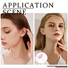 50Pcs Brass Earring Settings KK-TA0008-38B-8