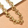 304 Stainless Steel Double Ring Link Chain Necklaces LS-NJEW-S453-02P-A-2