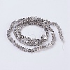 Electroplate Glass Beads Strands EGLA-J145-4mm-PL01-2