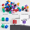 270Pcs 9 Colors Plastic Clothing Trouser Size Markers KY-GF0001-58-6
